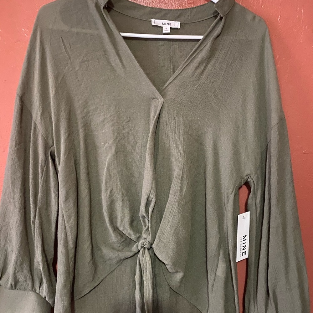 Olive Green Top